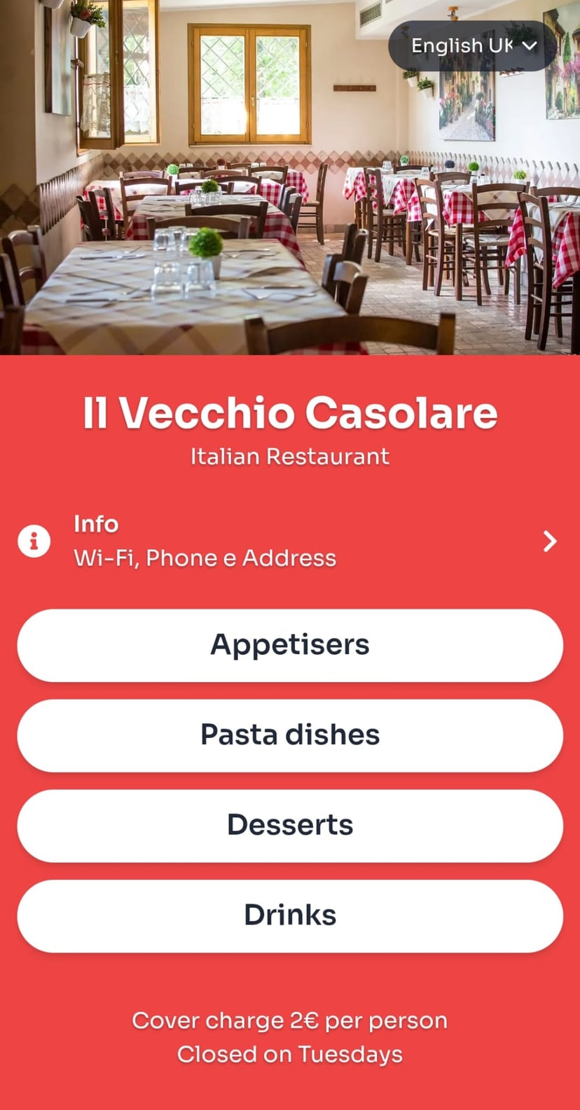 bravomenu mobile view